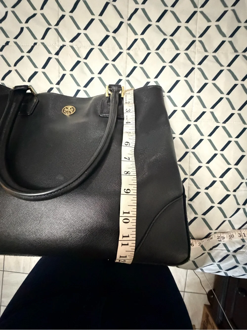 Tory Burch structured leather